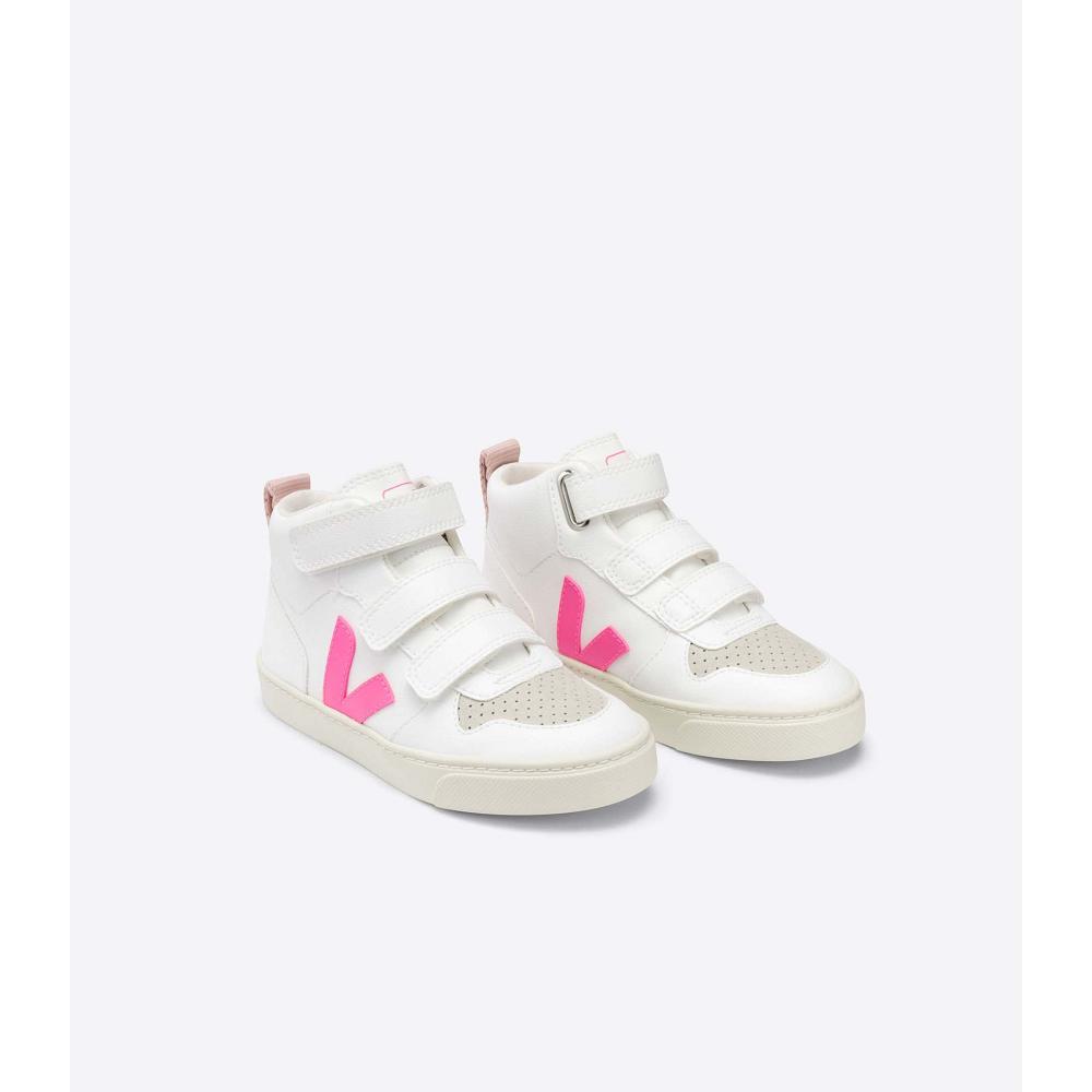 Veja V-10 MID CWL Topanky Detske White/Pink | SK 798XYU